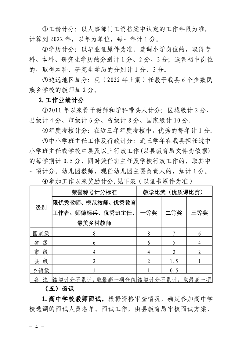 2022年永州市蓝山县农村教师进城选调160人公告(图4)